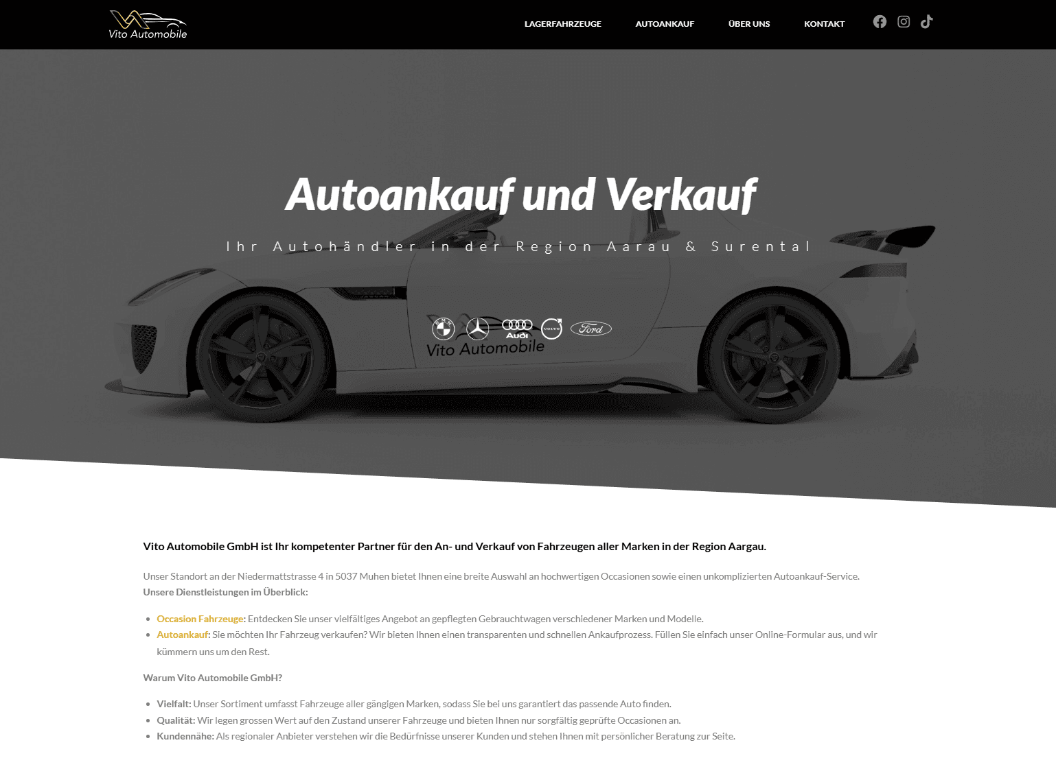 Vito Automobile GmbH – Autoankauf & Fahrzeugverkauf